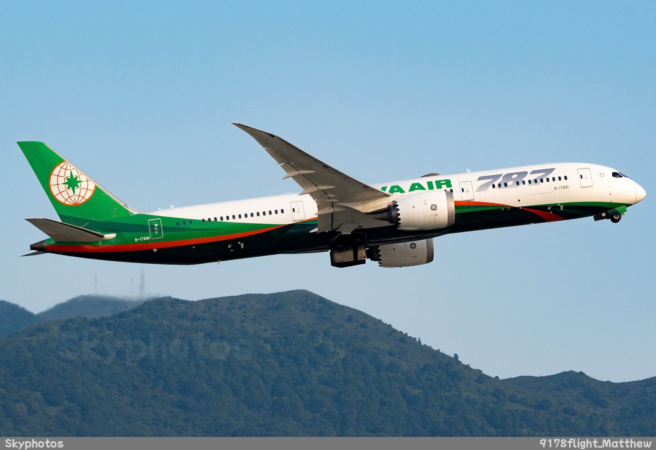 长荣航空 Boeing 787-9 Dreamliner