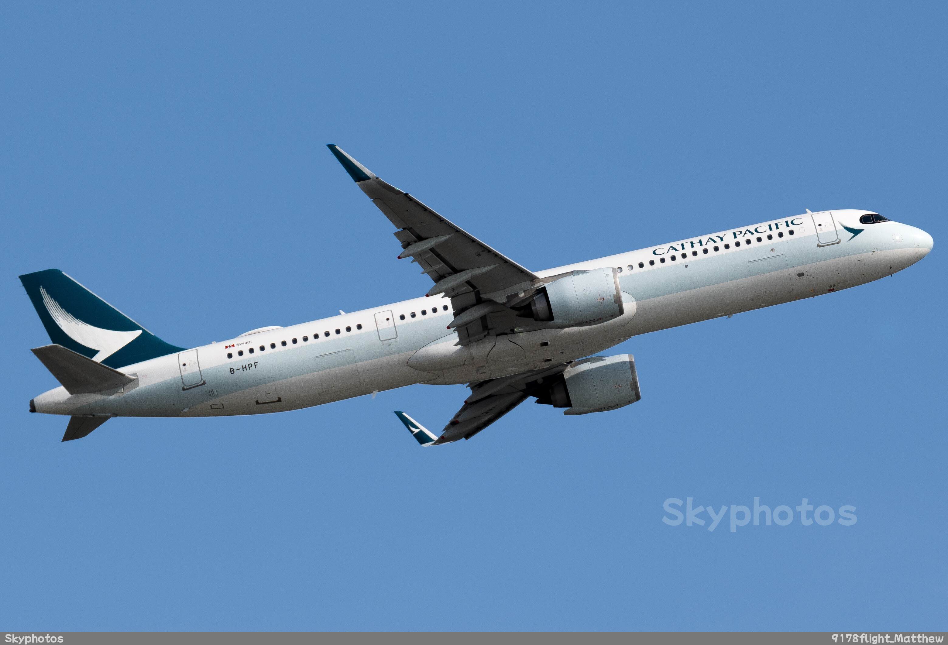 国泰航空 Airbus A321-251NX