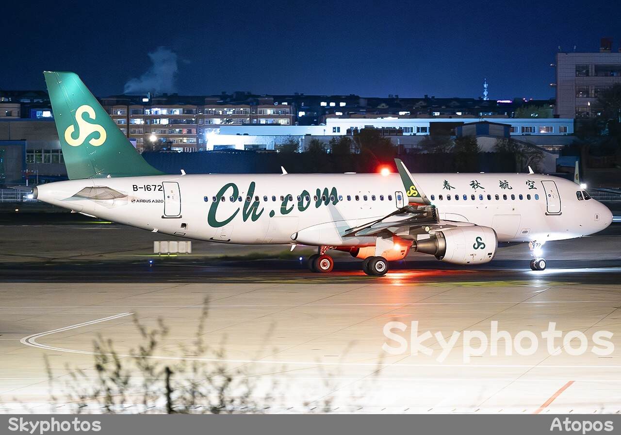 春秋航空 Airbus A320-214