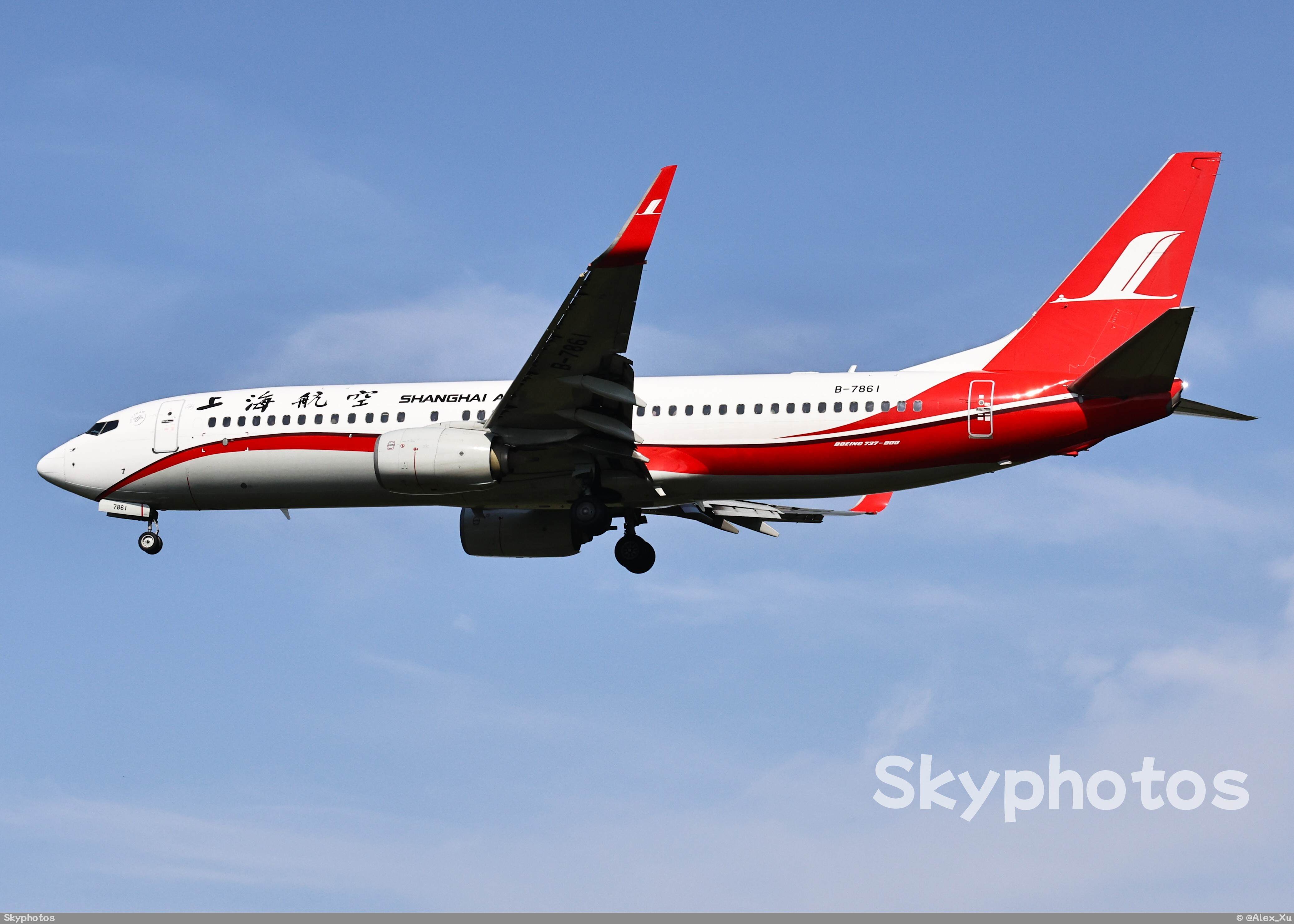 上海航空 B737-89P(WL)