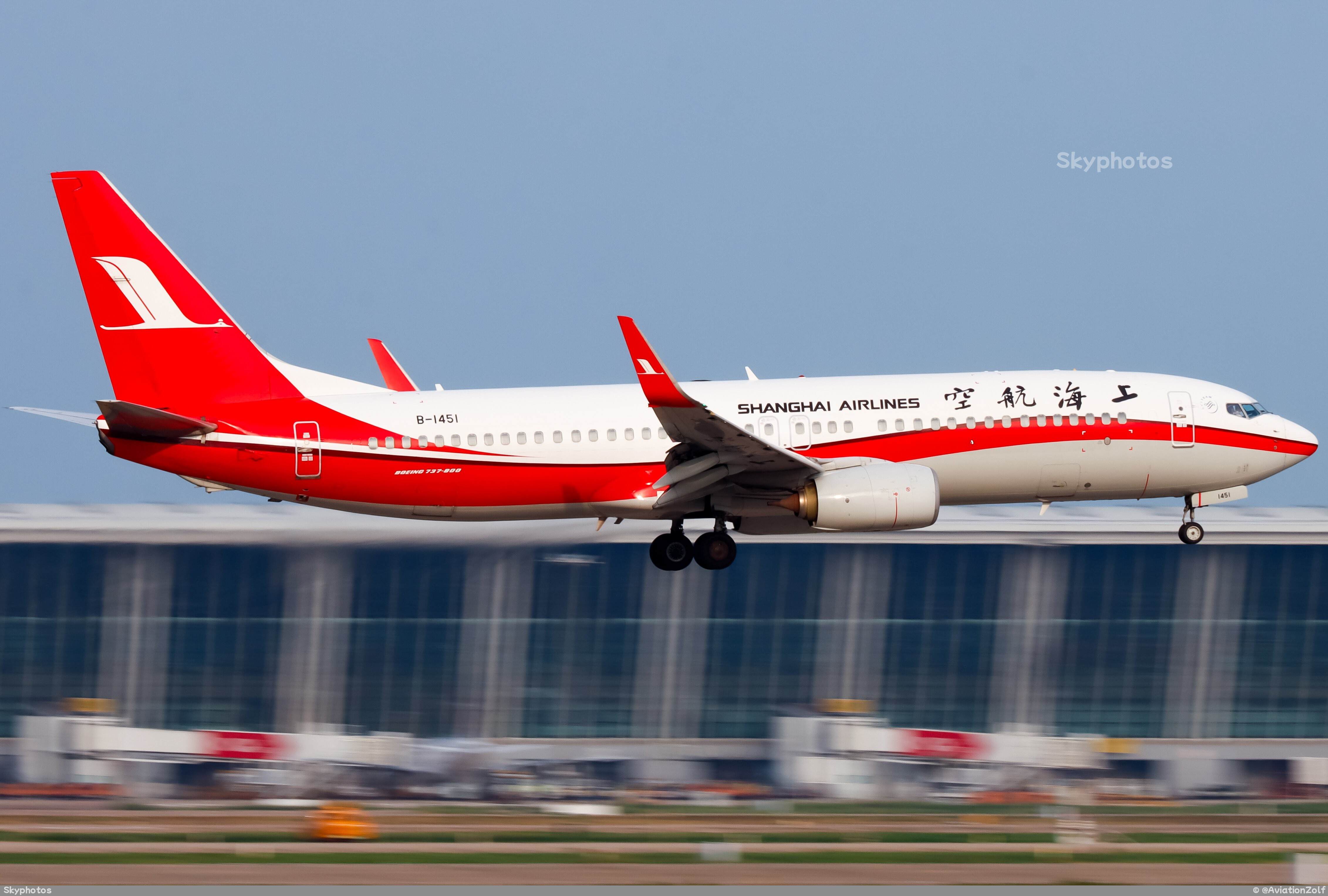 上海航空 B737-800(WL)