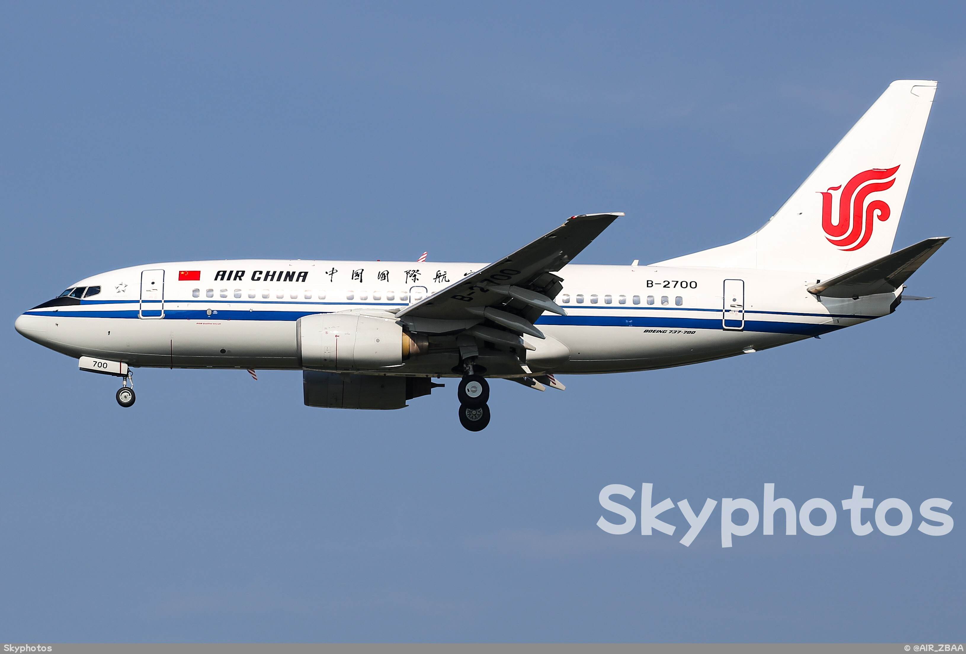 中国国际航空 Boeing 737-700 at 北京首都国际机场