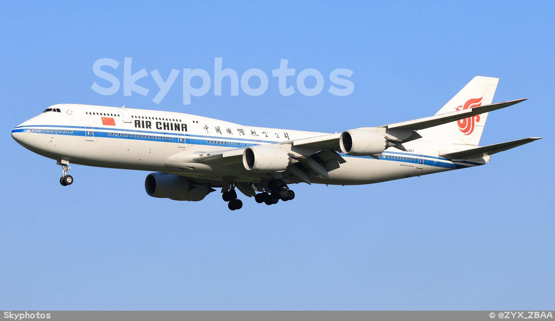 中国国际航空 B747-89L at 北京首都国际机场