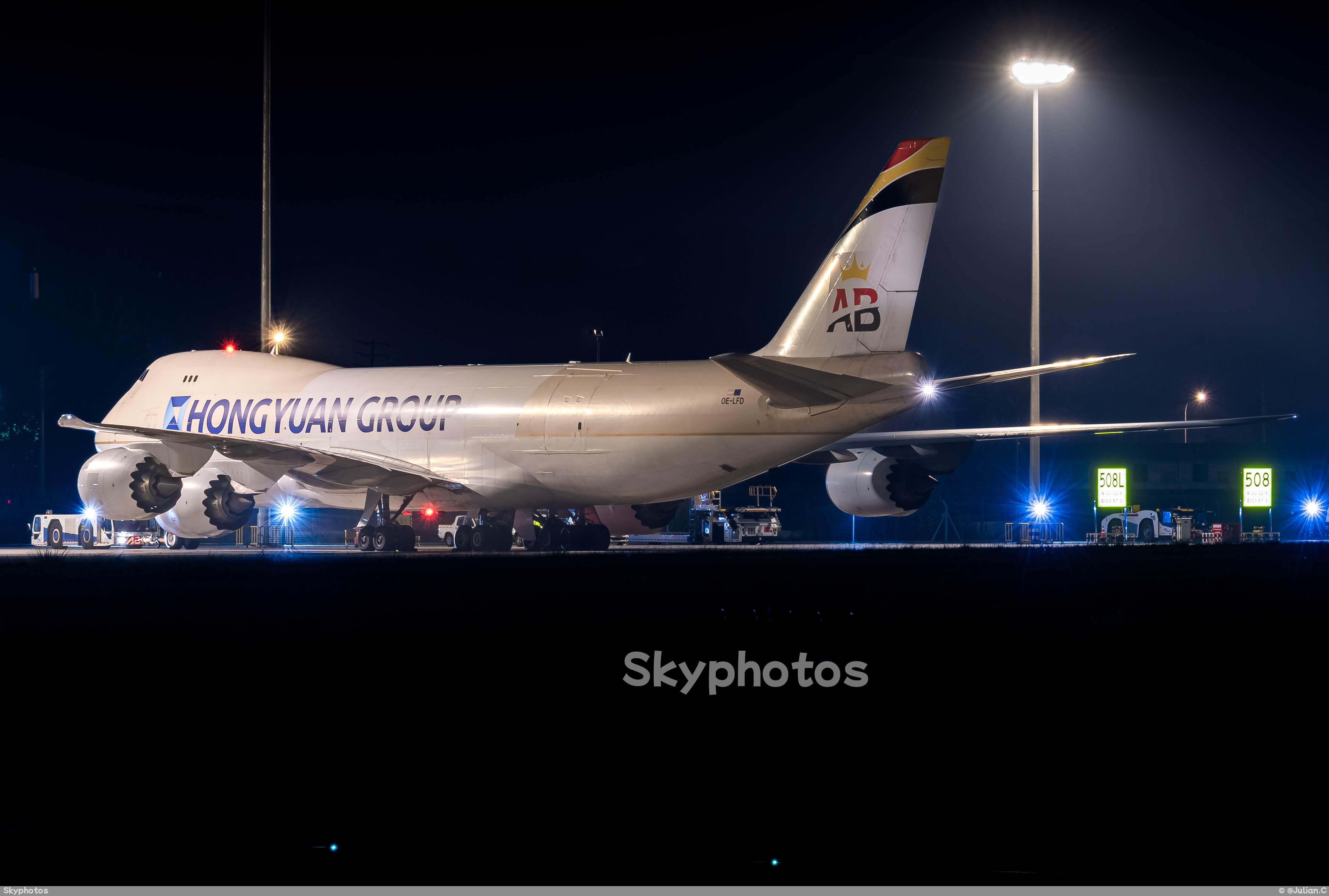 Air Belgium Boeing 747-87UF