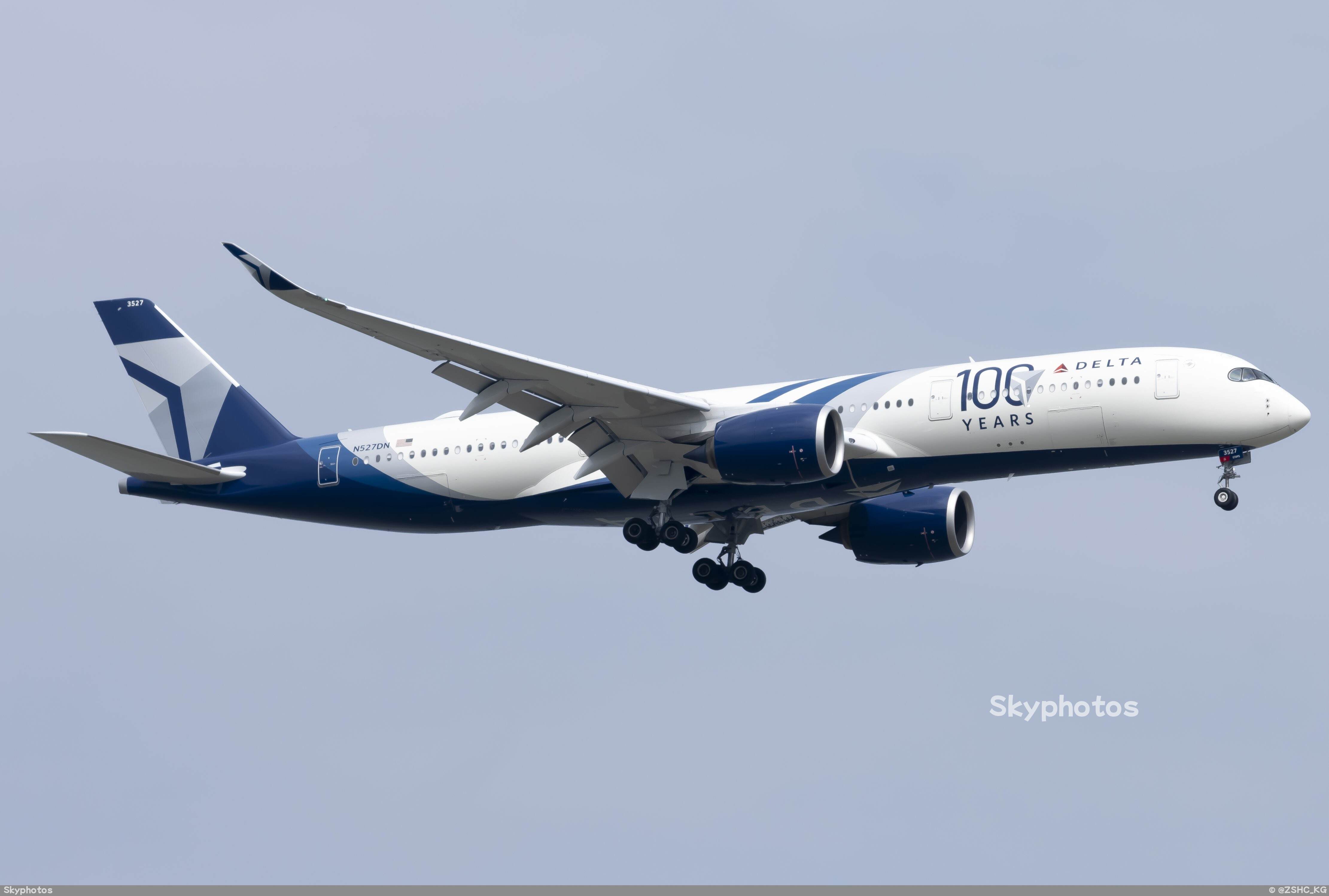 DELTA A350-941 at 上海浦东国际机场