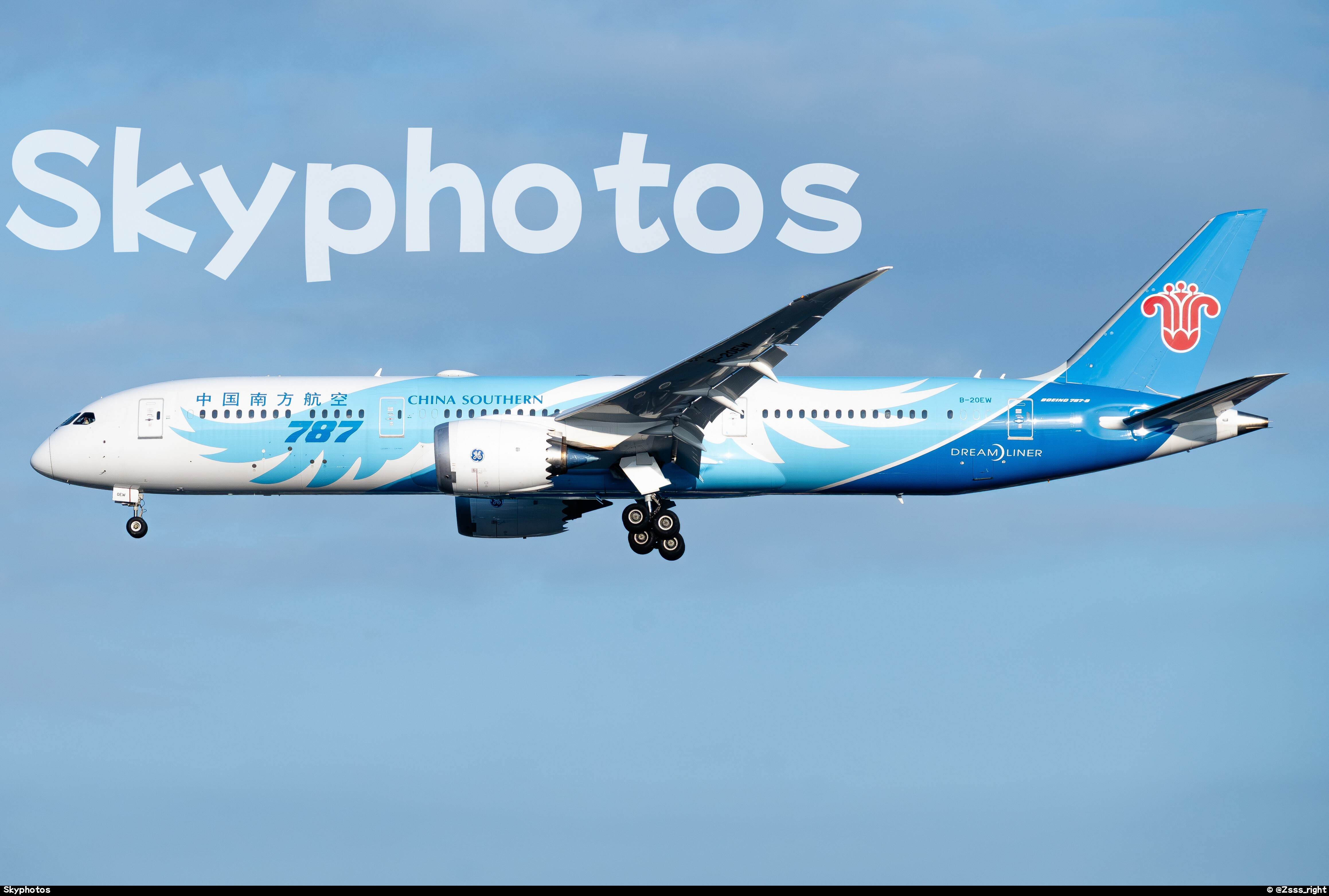 中国南方航空 B787-9 at 上海虹桥国际机场