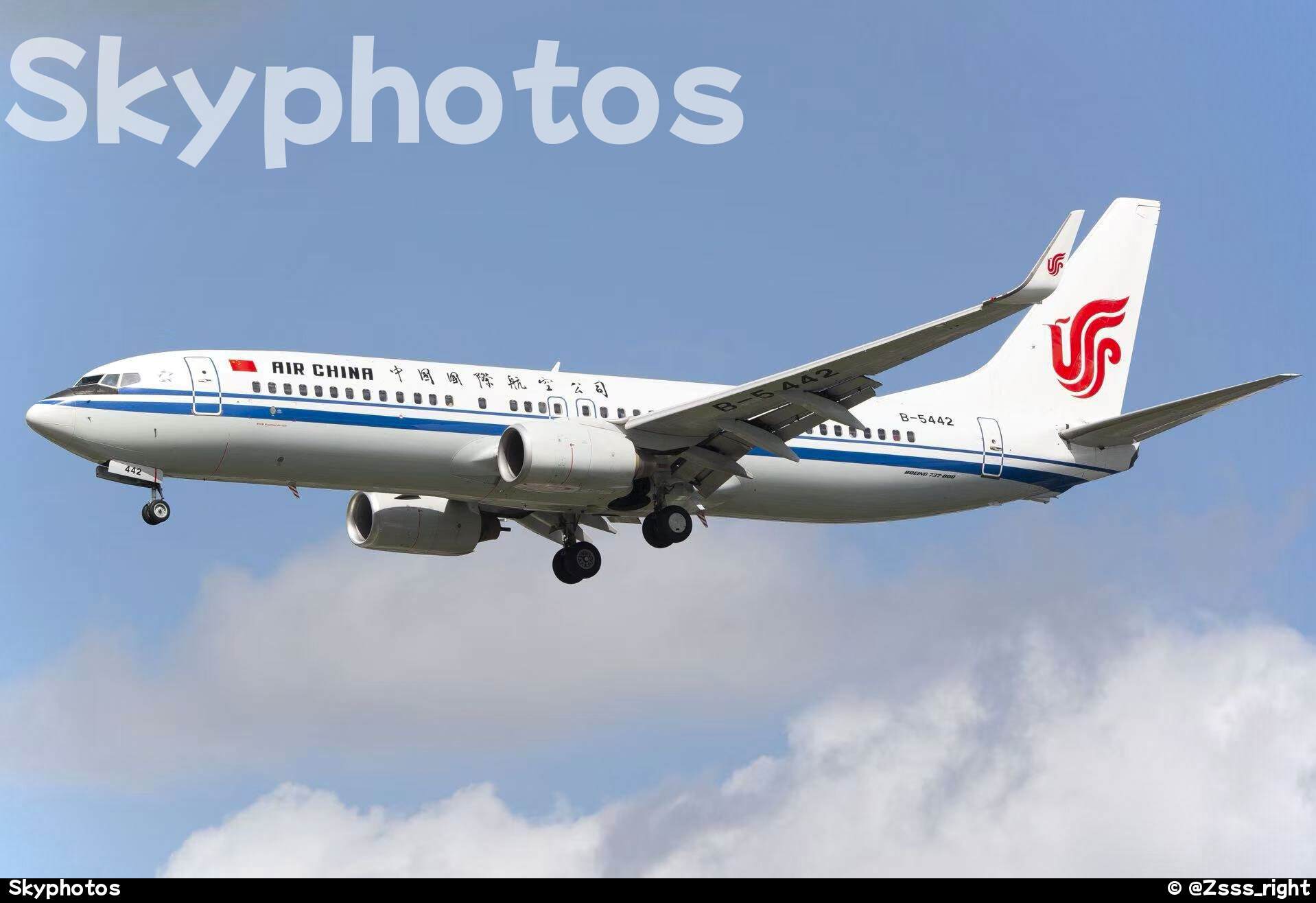 中国国际航空 B737-89L(WL)