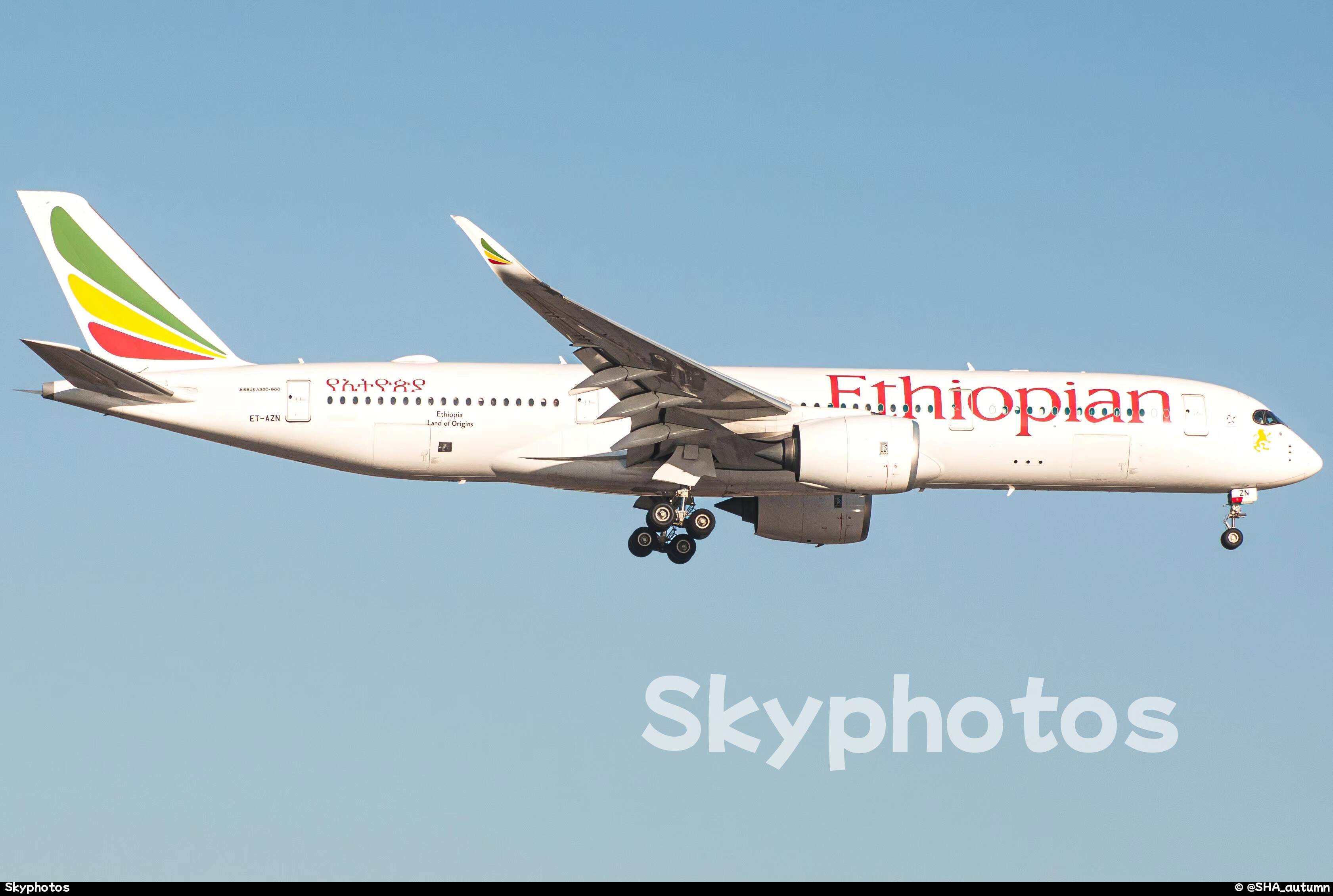 埃塞俄比亚航空 A350-941 at 上海浦东国际机场