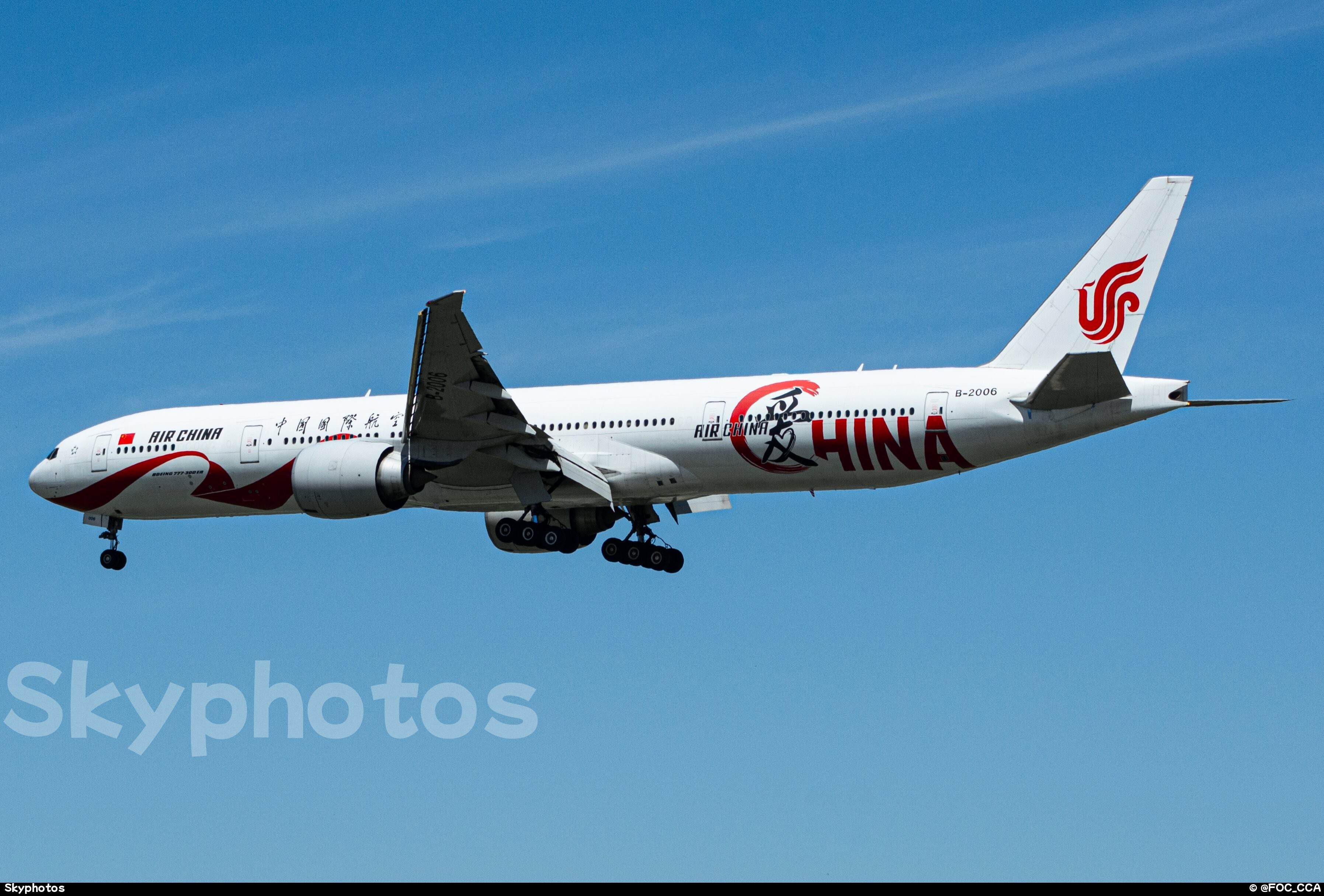 中国国际航空 B777-39L(ER)