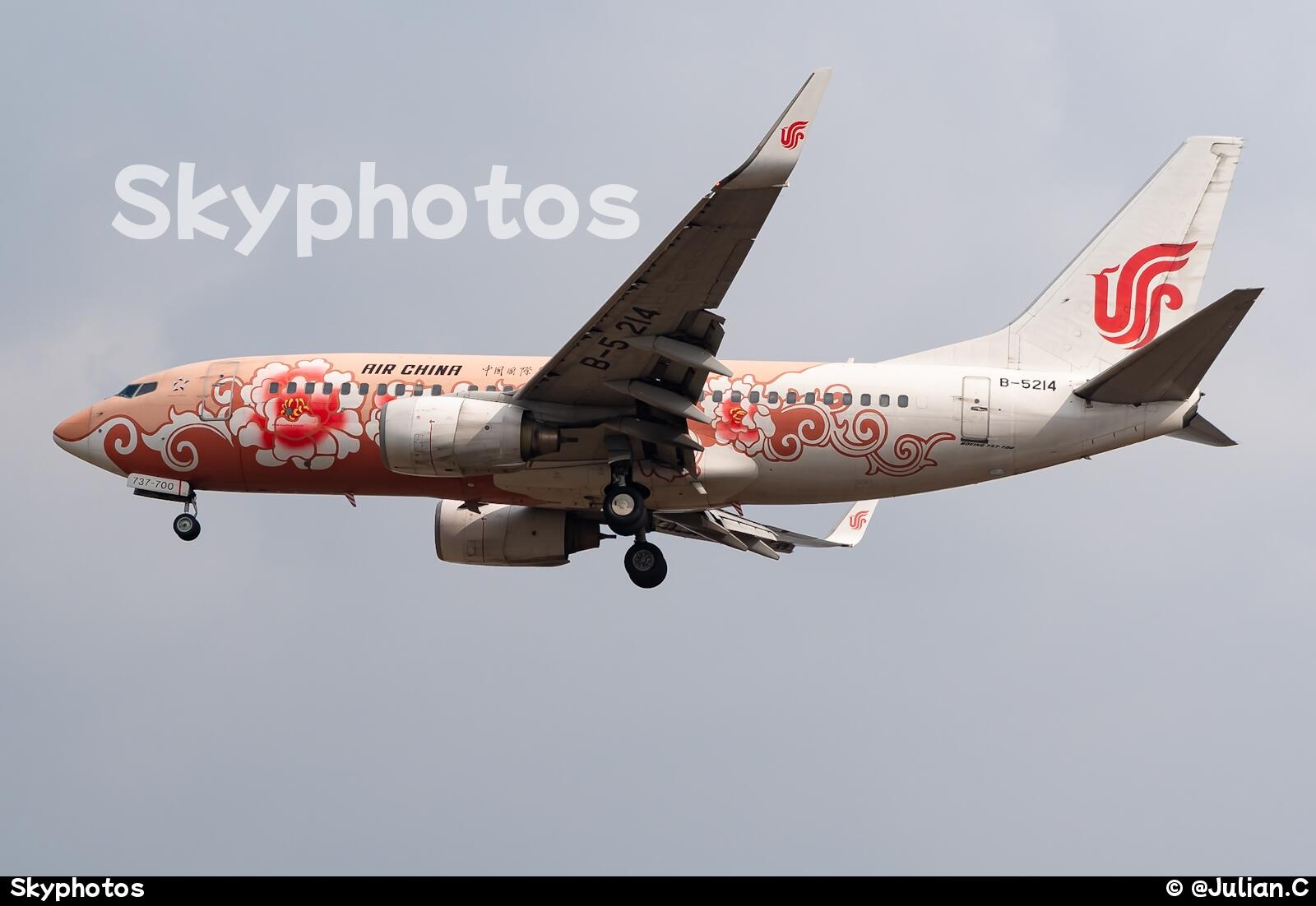 中国国际航空公司 Boeing 737-79L（WL）