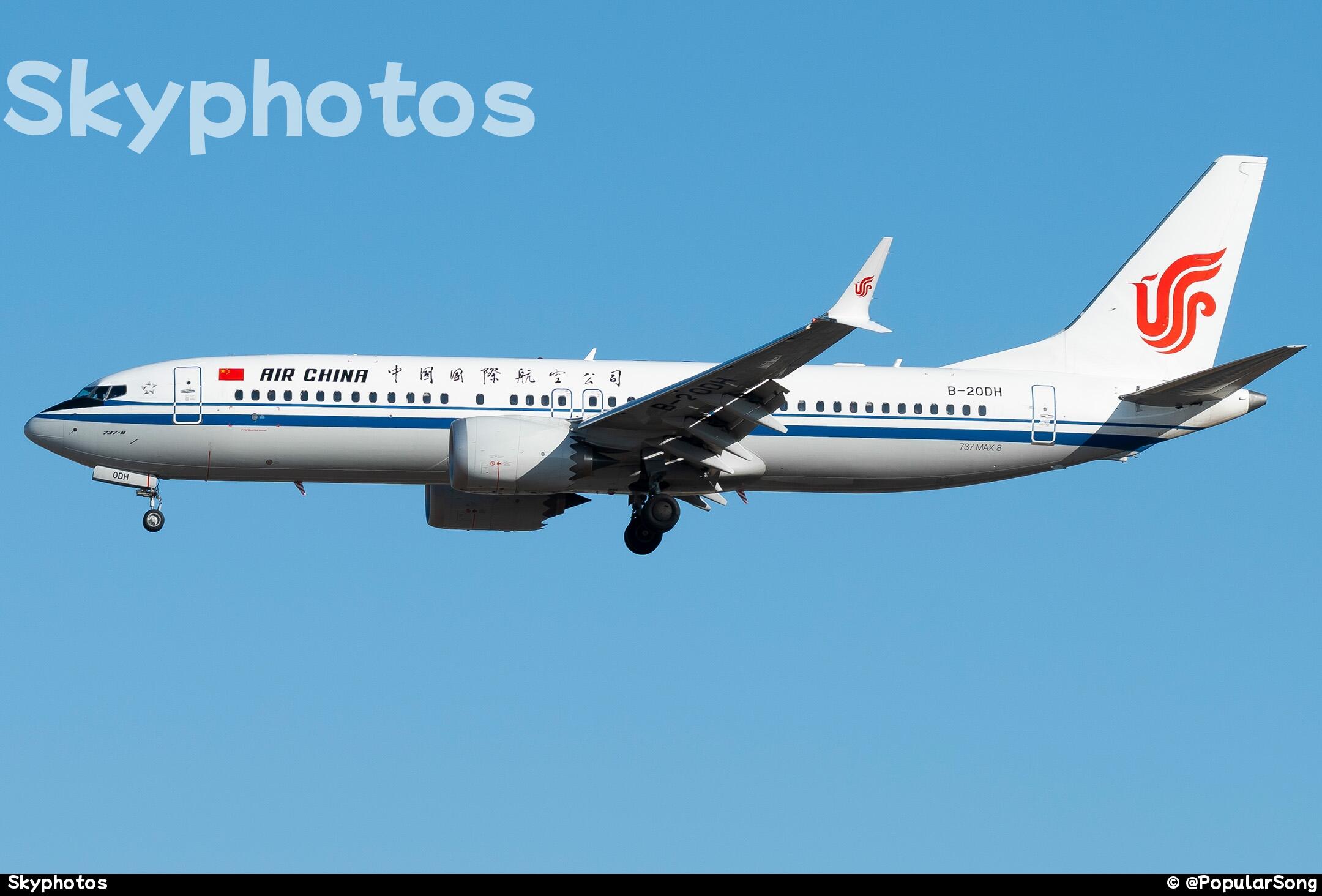 中国国际航空 B737-Max8