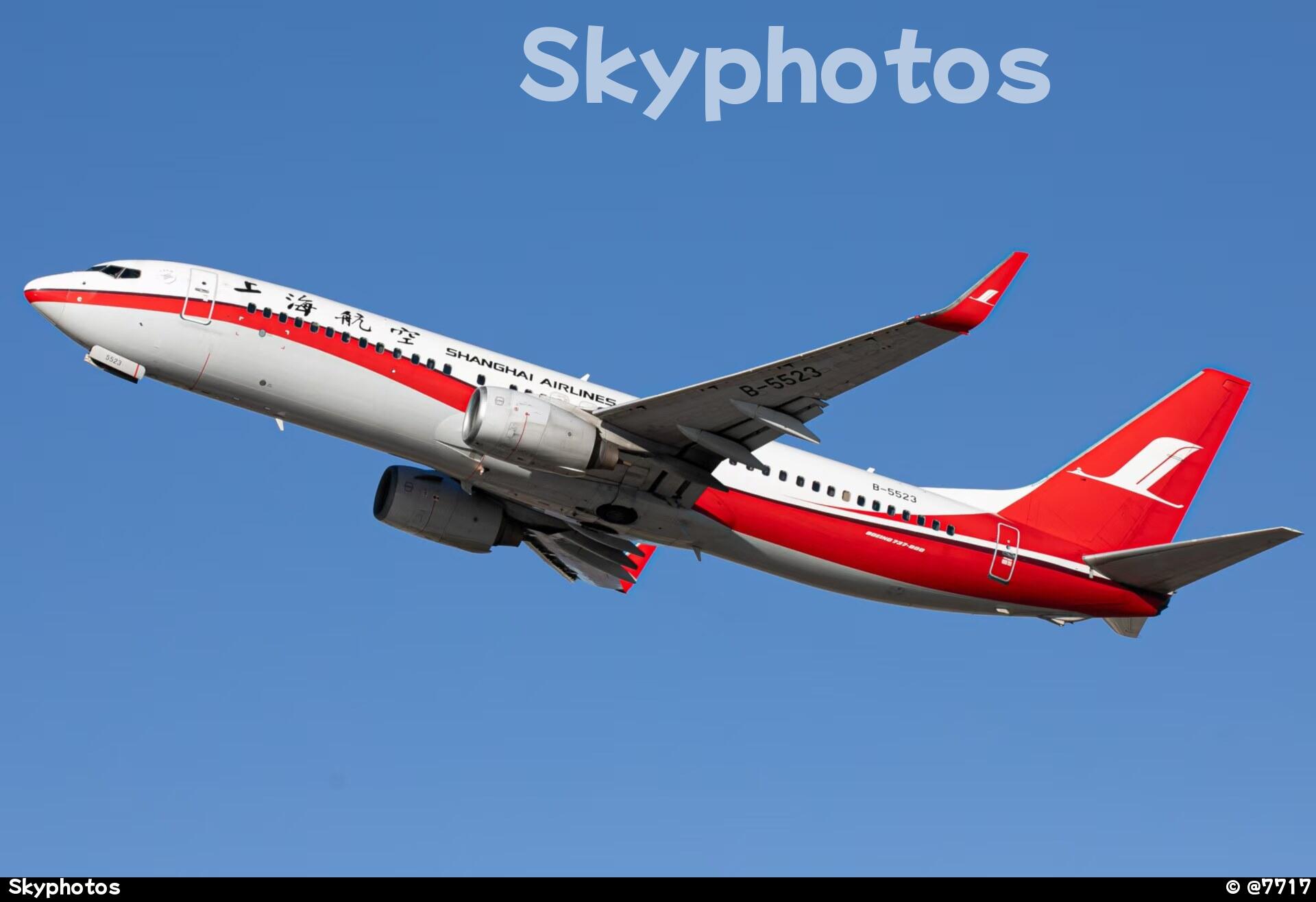 上海航空 B737-86D(WL)