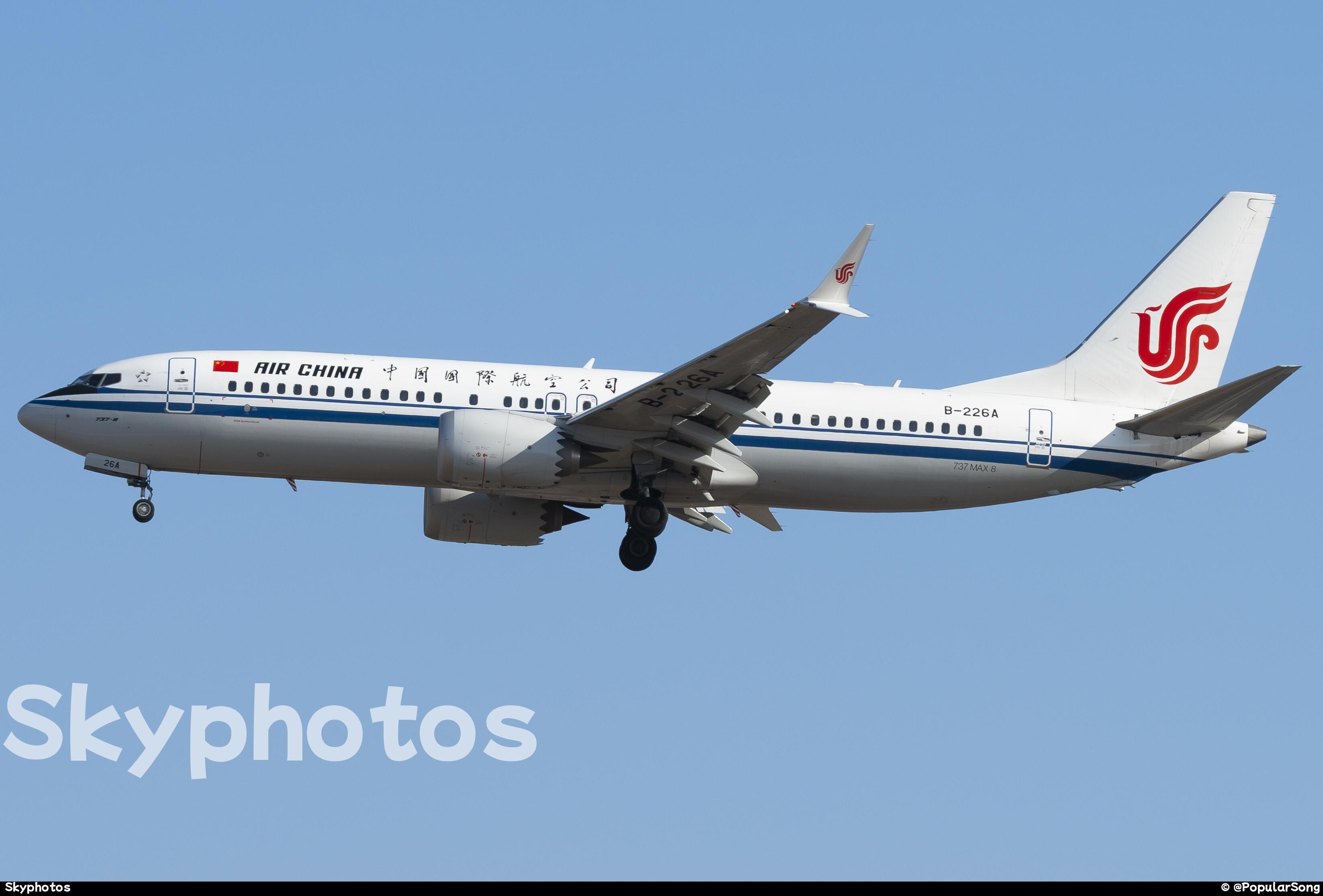 中国国际航空 B737-Max8